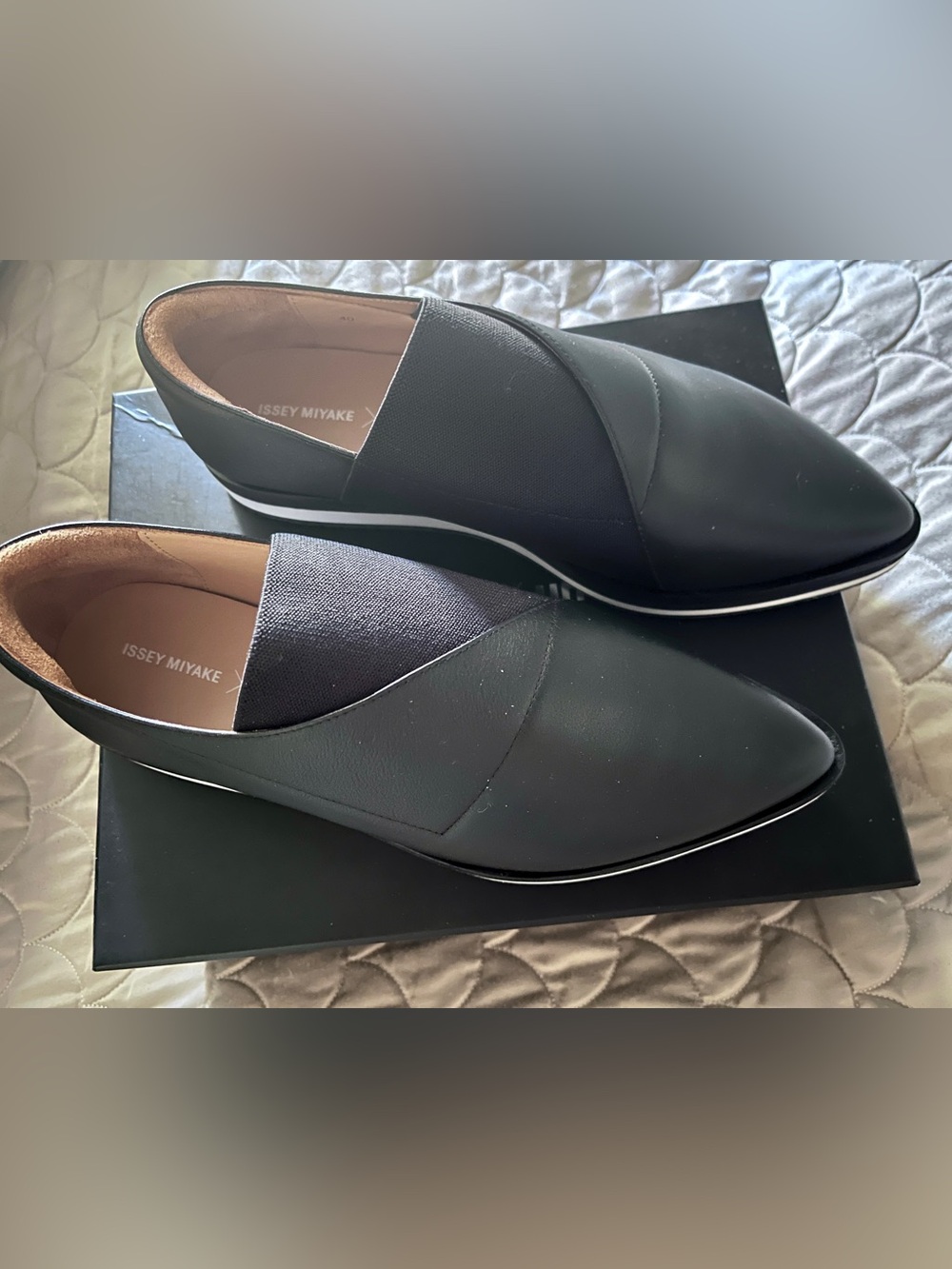 Issey Miyake Wrap Wedge Lo Black EU 40 NWT in original box, collab with United N